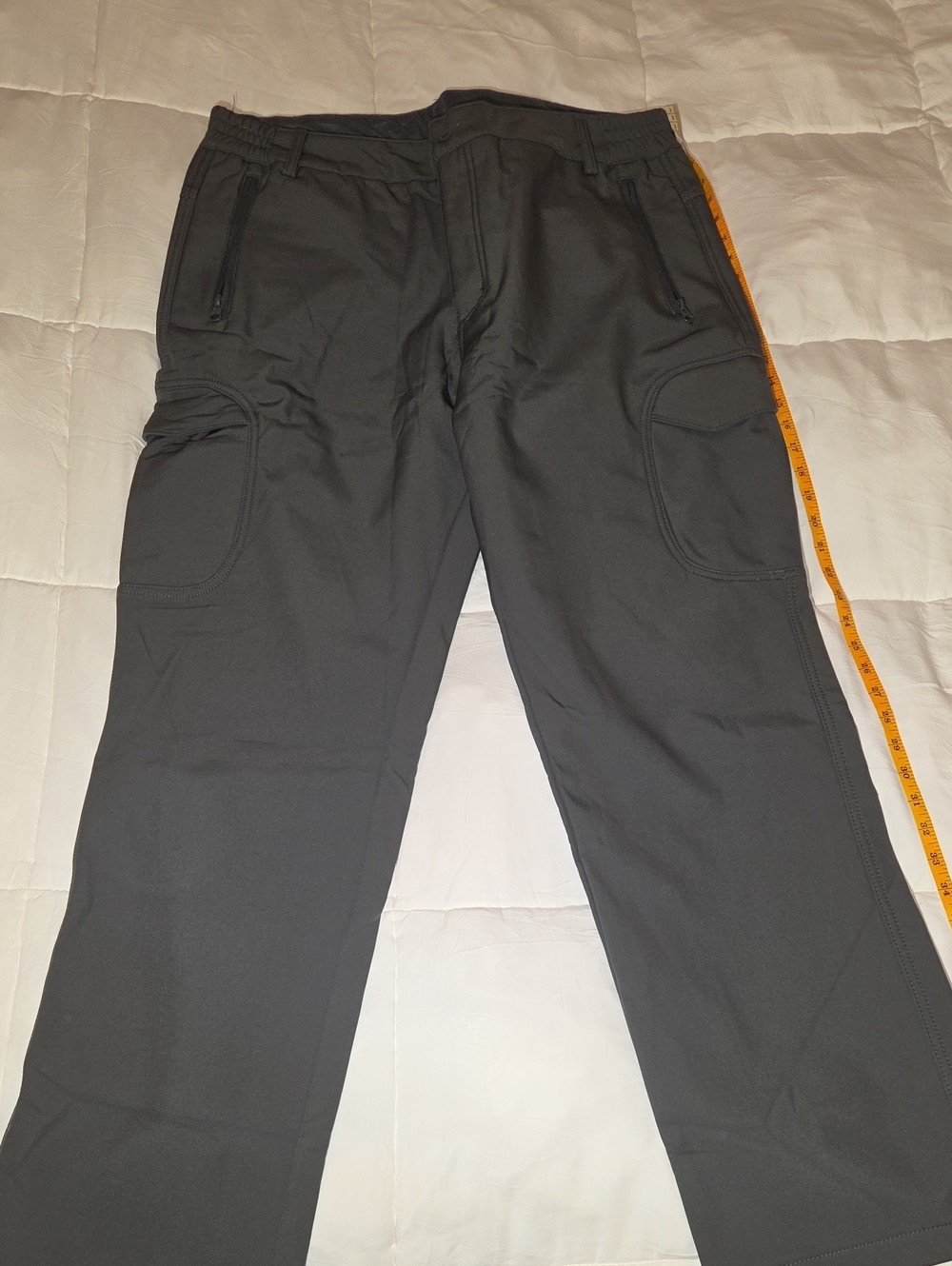 Men's Dark Gray Utility Cargo Pants
